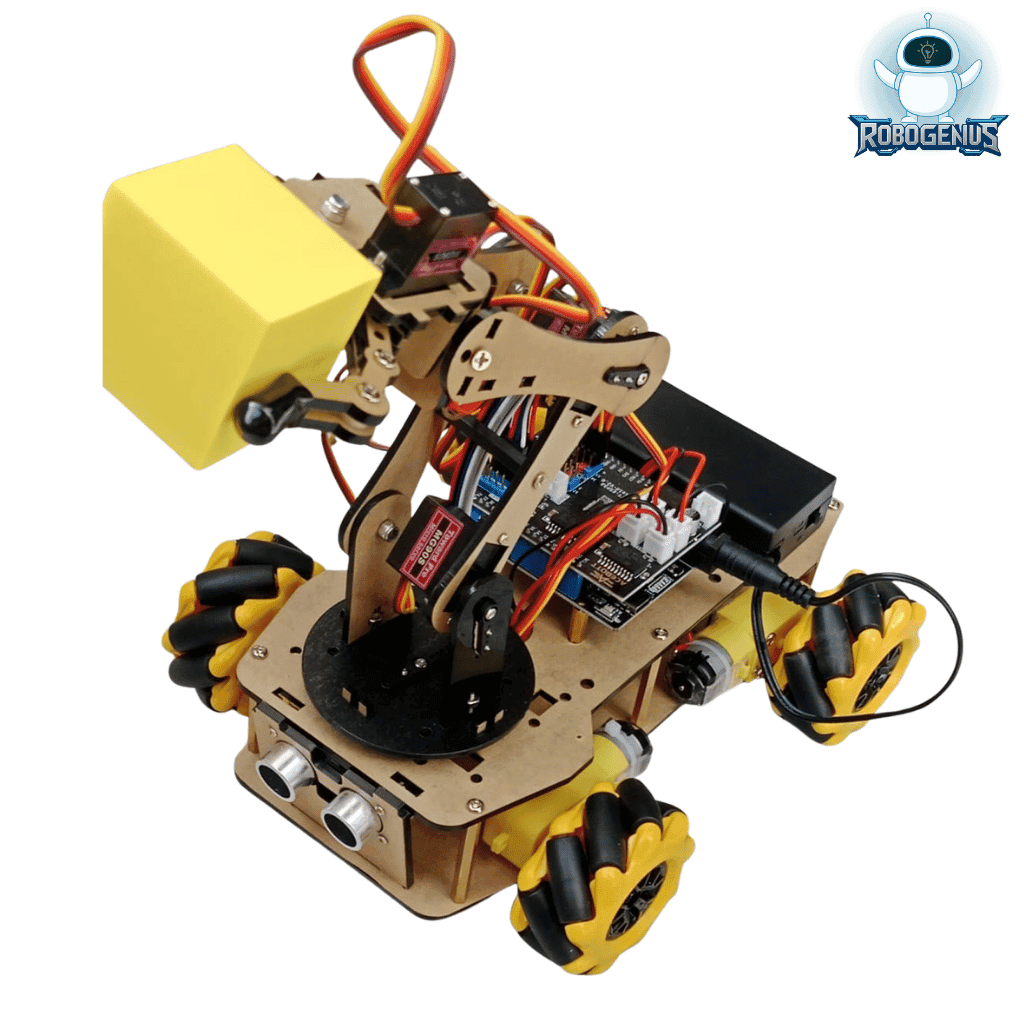 Voiture Robotique avec Bras Manipulateur 4-DOF (Explorer's Drive)