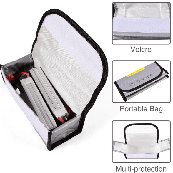 Pochette de Protection Ignifuge pour Batteries