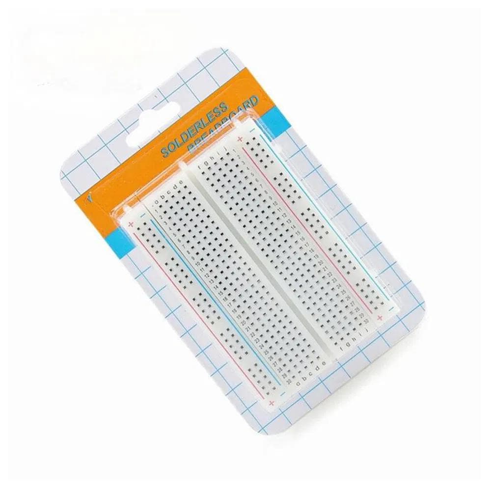 Plaque d'Essai Breadboard Sans Soudure (830 points)