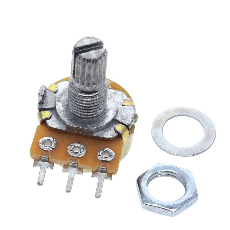 Potentiomètre Rotatif Linéaire 10kΩ avec Bouton